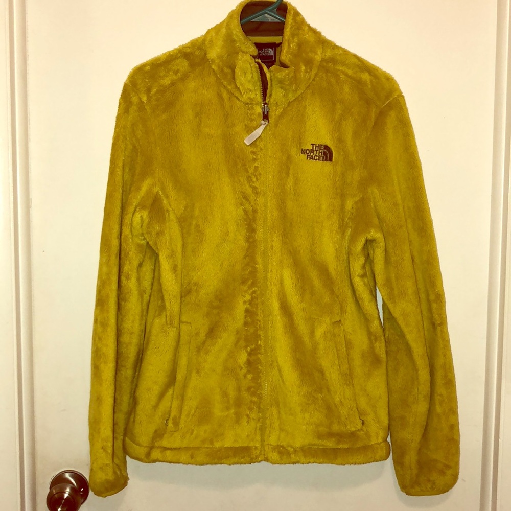 Fuzzy North Face jacket
